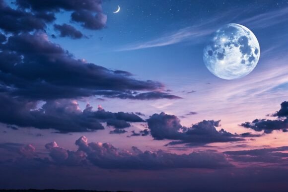 Download Sky and Moon Background Design - Moon background Collection