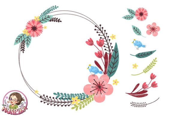 Download Flower Frame Illustration - Flower frame illustration Collection