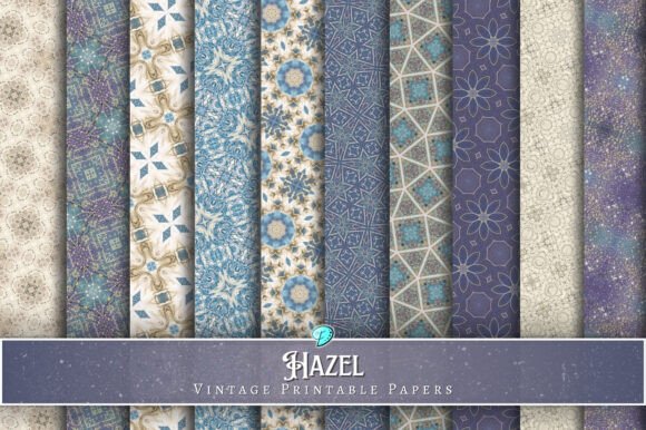 Download Hazel Vintage Printable Papers - Printable papers Collection