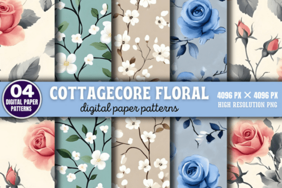 Download Cottagecore Floral Pattern - Cottagecore Collection