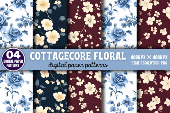 Download Cottagecore Floral Pattern - Cottagecore Collection