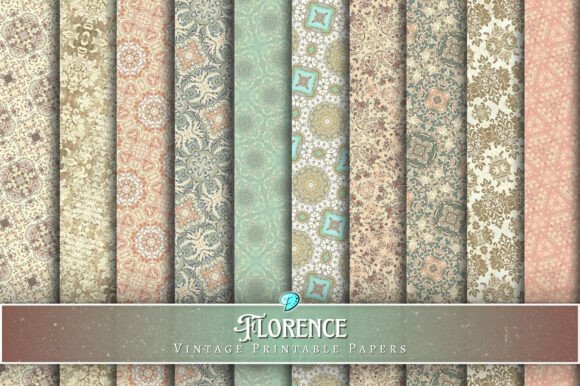 Download Florence Vintage Printable Papers - Printable papers Collection