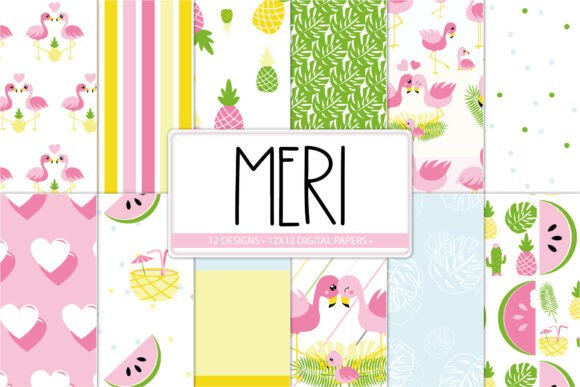 Download Tropical Party Printable Papers - Printable papers Collection