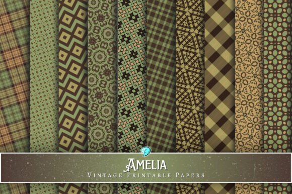 Download Amelia Vintage Printable Papers - Printable papers Collection