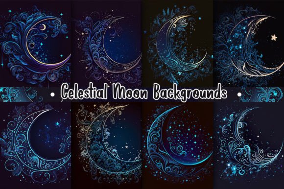 Download Celestial Moon Background | Magic - Moon background Collection